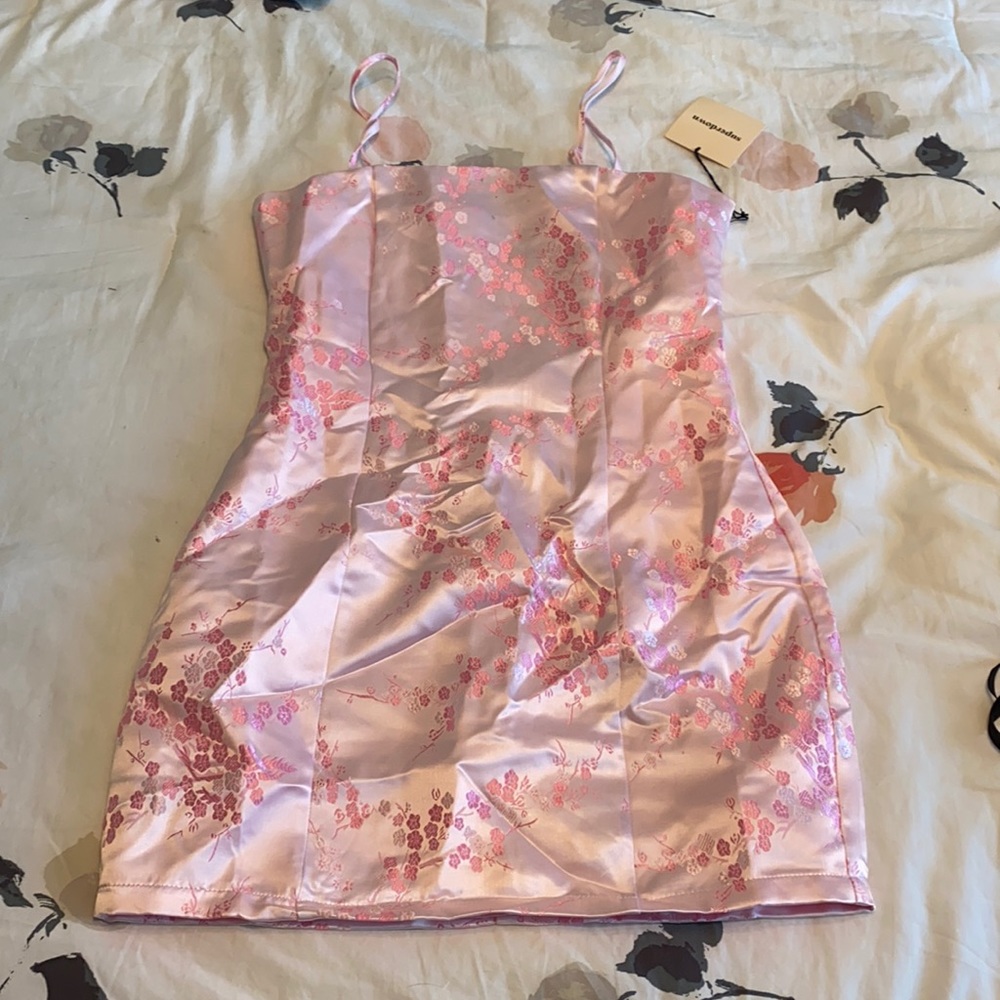 Superdown Pink Floral Dress